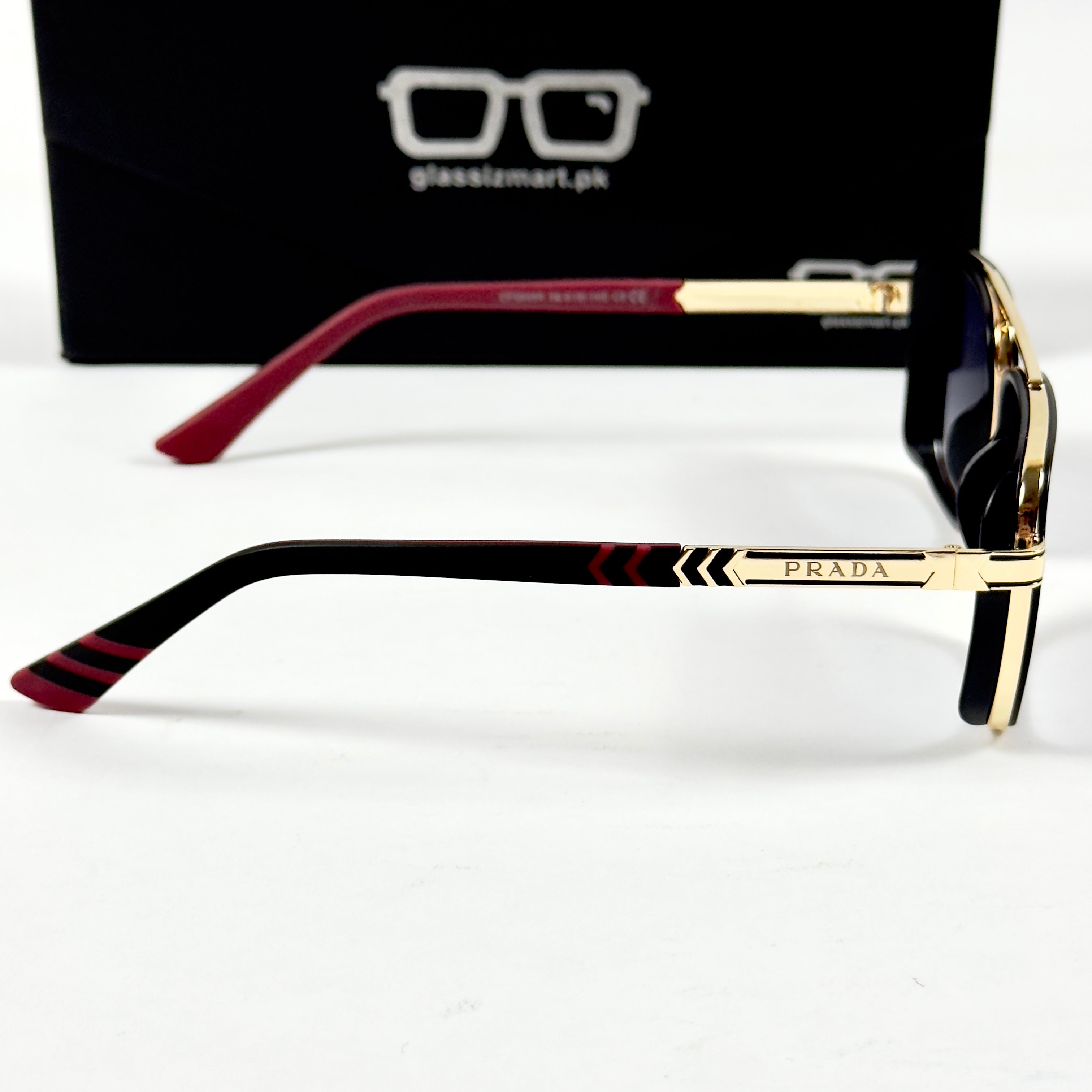 Prada – 58494 – 56 – Golden Black Gradient – Metal – Sunglasses – Unisex