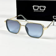 Cartier – 58497 – 54 – Golden Blue – Metal – Sunglasses – Unisex