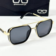 Cartier – 58497 – 54 – Golden Black – Metal – Sunglasses – Unisex