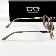 Cartier – 58497 – 54 – Golden Pink – Metal – Sunglasses – Unisex