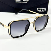 Cartier – 58497 – 54 – Golden Black Gradient  – Metal – Sunglasses – Unisex