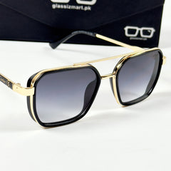 Cartier – 58497 – 54 – Golden Black Gradient  – Metal – Sunglasses – Unisex