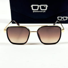 Cartier – 58497 – 54 – Golden Brown  – Metal – Sunglasses – Unisex