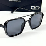 Cartier – 58497 – 54 – Black – Metal – Sunglasses – Unisex