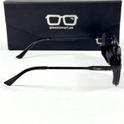 Cartier – 58497 – 54 – Black – Metal – Sunglasses – Unisex