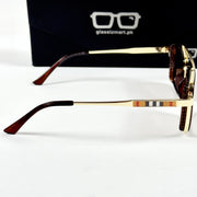 Bvlgari – 58496 – 54 – Golden Brown Gradient – Metal – Sunglasses – Unisex
