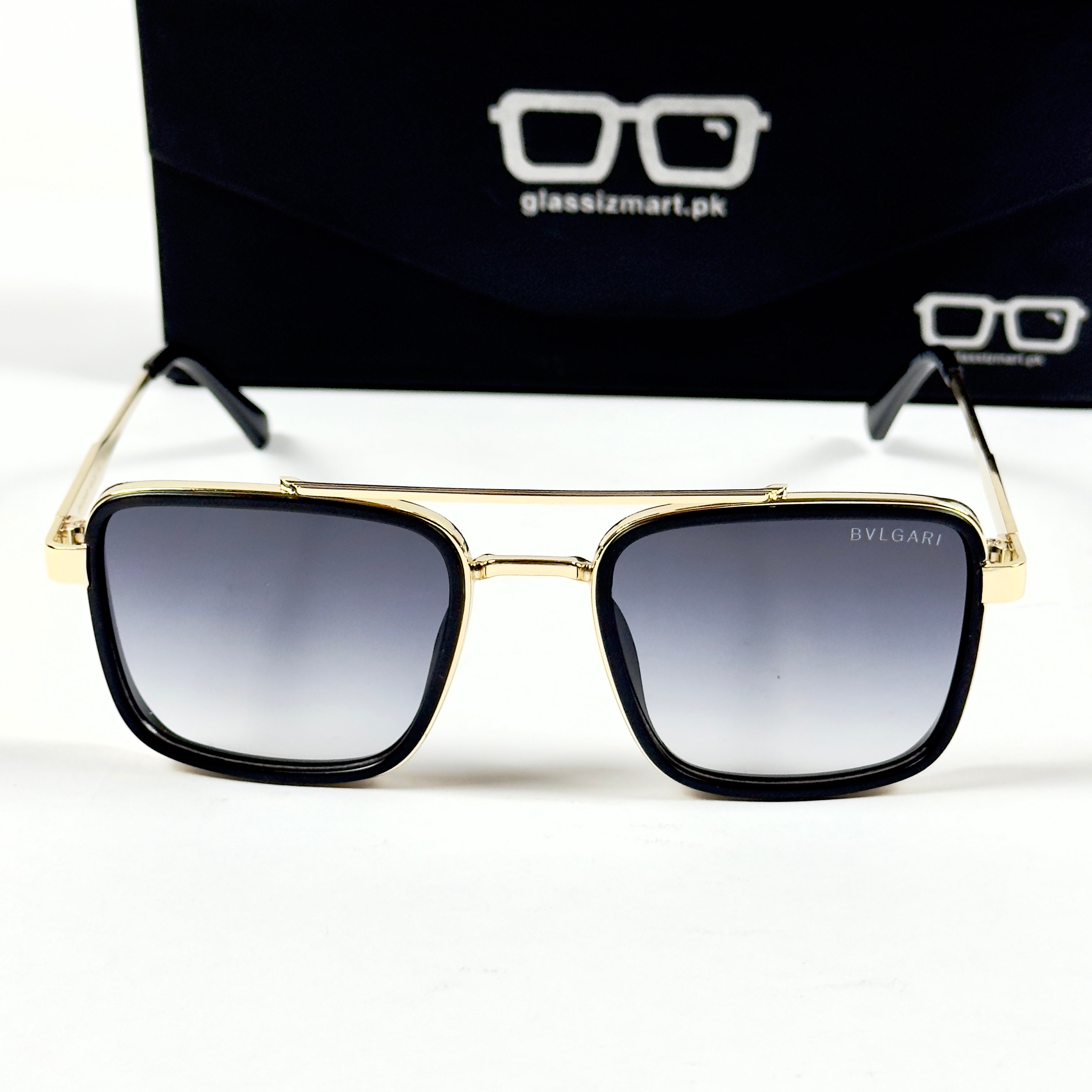 Bvlgari – 58496 – 54 – Golden Black Gradient – Metal – Sunglasses – Unisex