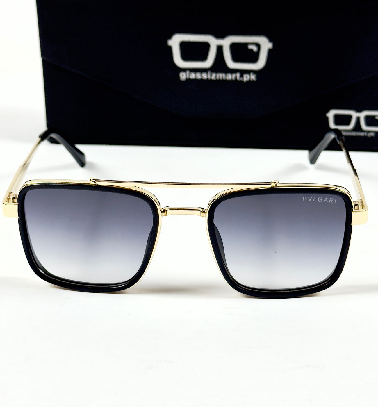 Bvlgari – 58496 – 54 – Golden Black Gradient – Metal – Sunglasses – Unisex
