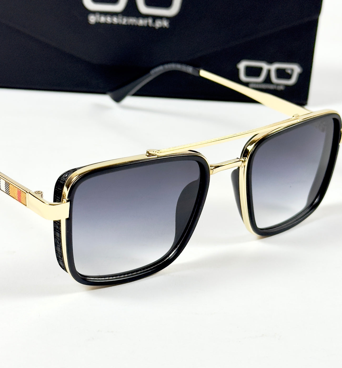 Bvlgari – 58496 – 54 – Golden Black Gradient – Metal – Sunglasses – Unisex