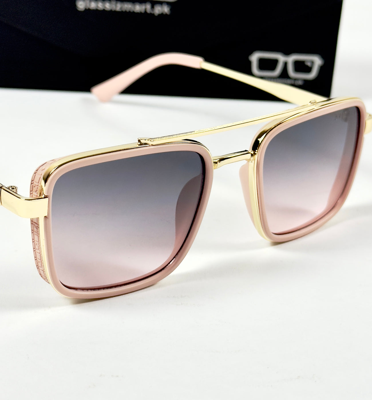 Bvlgari – 58496 – 54 – Golden Pink – Metal – Sunglasses – Unisex