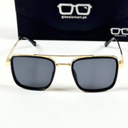 Bvlgari – 58496 – 54 – Golden Black – Metal – Sunglasses – Unisex