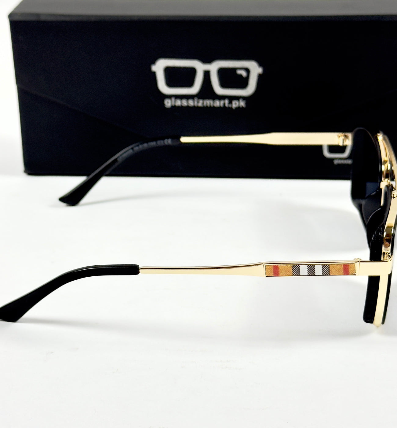 Bvlgari – 58496 – 54 – Golden Black – Metal – Sunglasses – Unisex