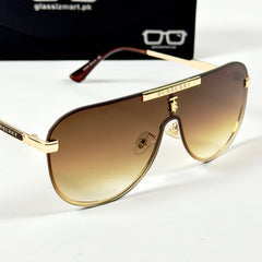 Burberry – 22345 – 60 – Golden Brown  – Metal – Sunglasses – Unisex
