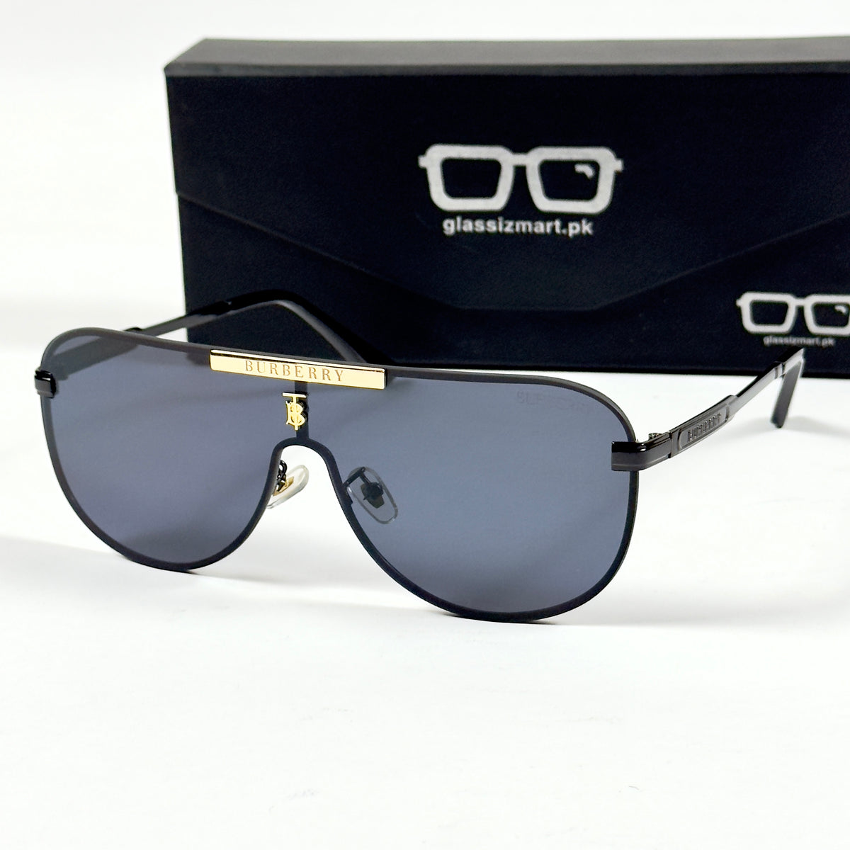 Burberry – 22345 – 60 – Black  – Metal – Sunglasses – Unisex