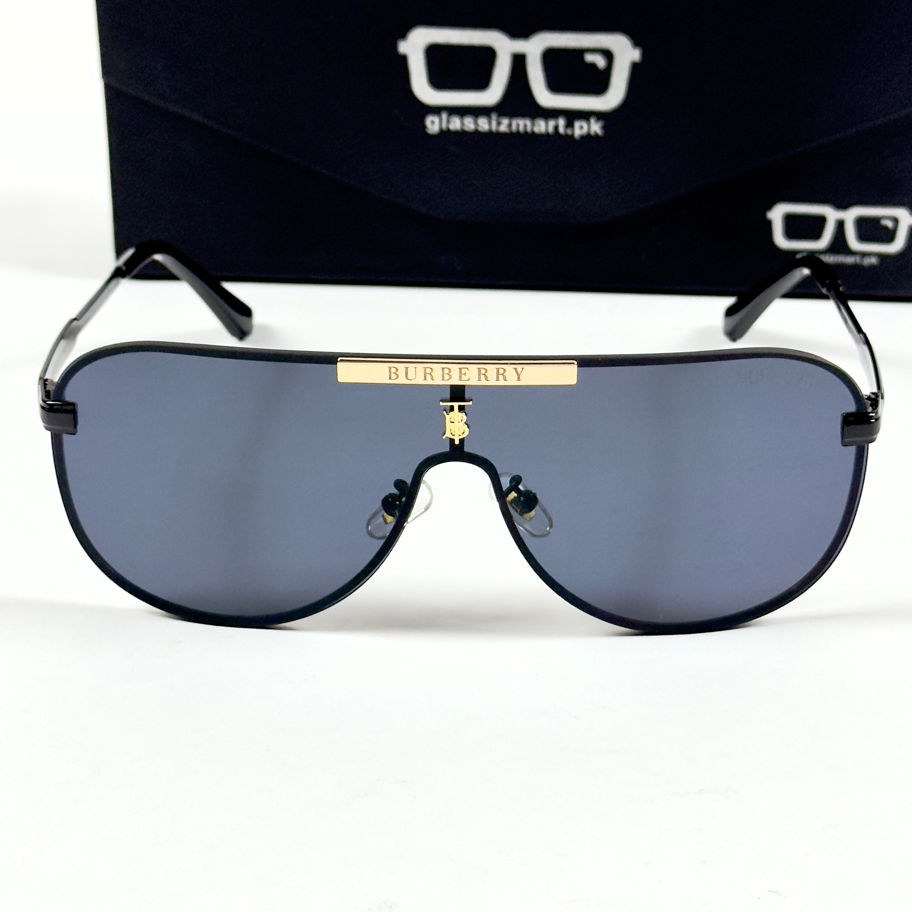 Burberry – 22345 – 60 – Black  – Metal – Sunglasses – Unisex