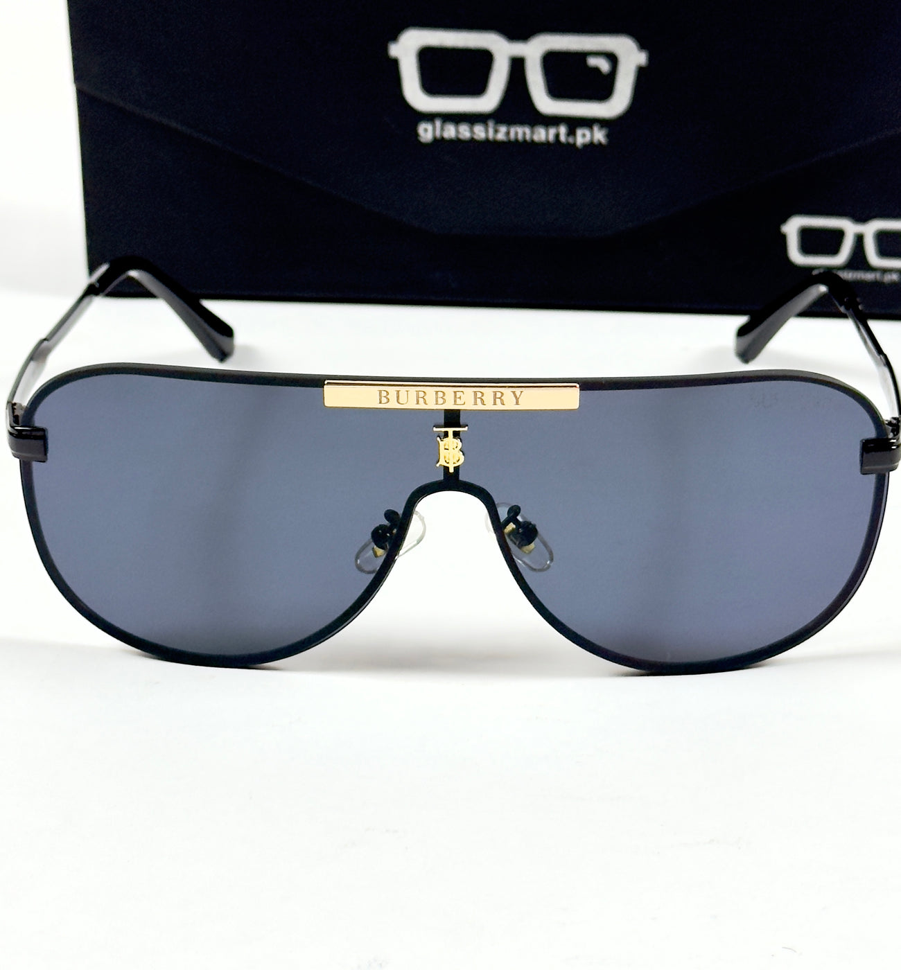 Burberry – 22345 – 60 – Black  – Metal – Sunglasses – Unisex