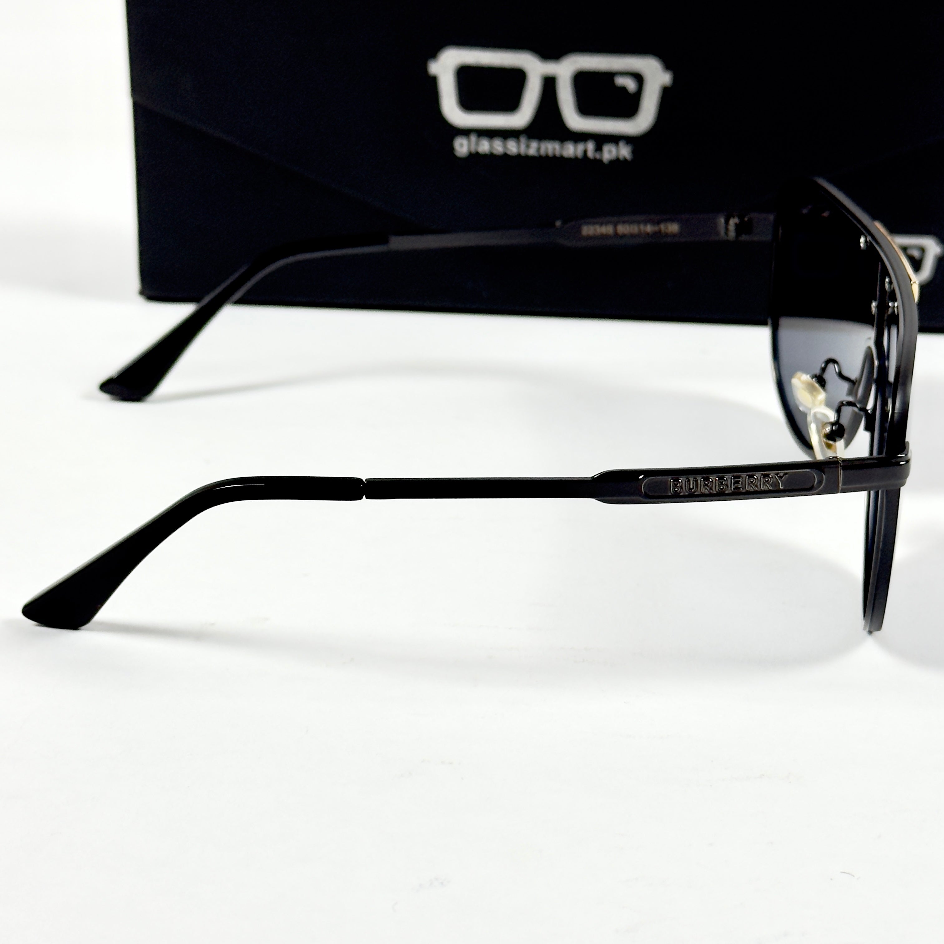 Burberry – 22345 – 60 – Black  – Metal – Sunglasses – Unisex