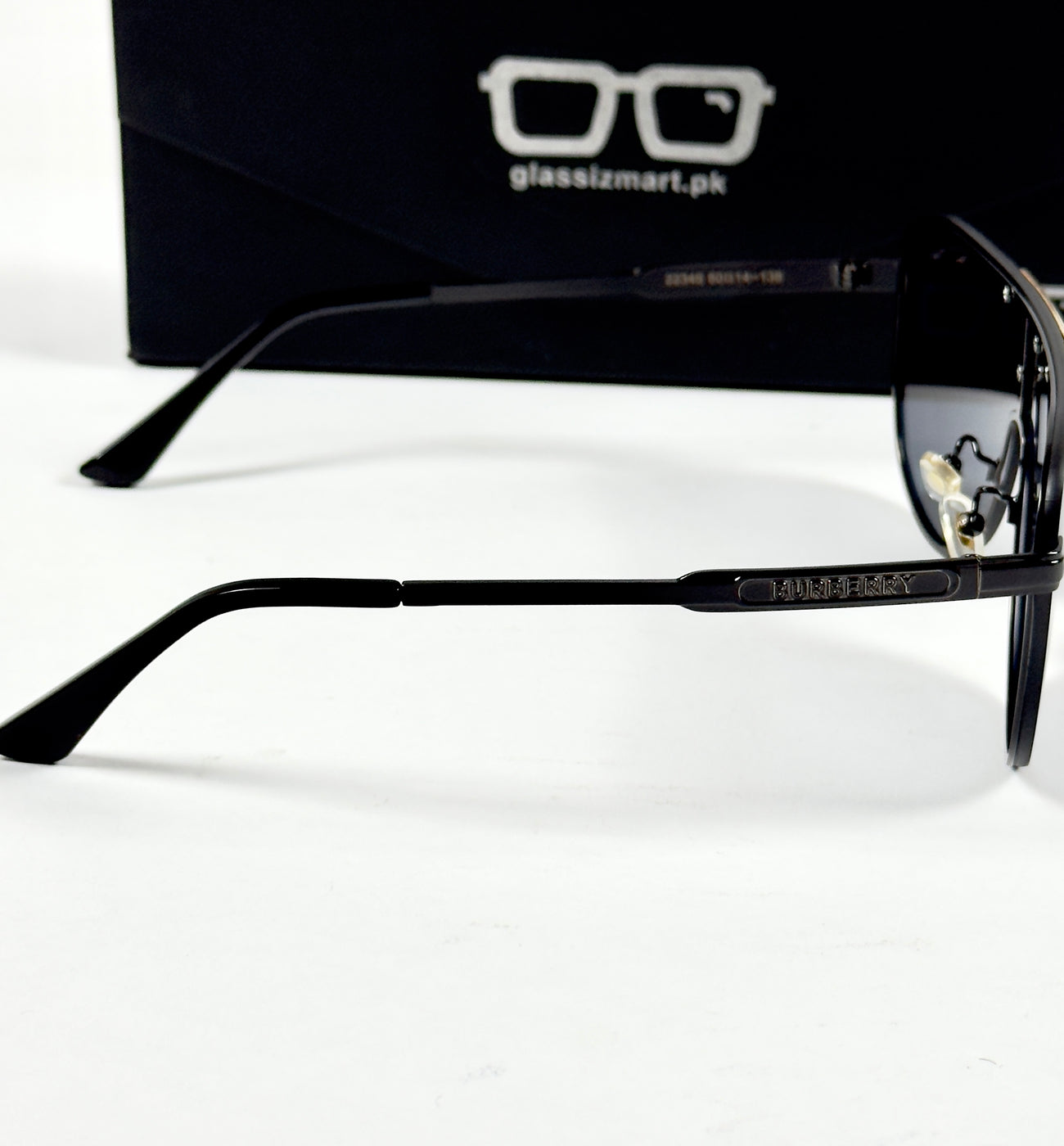Burberry – 22345 – 60 – Black  – Metal – Sunglasses – Unisex
