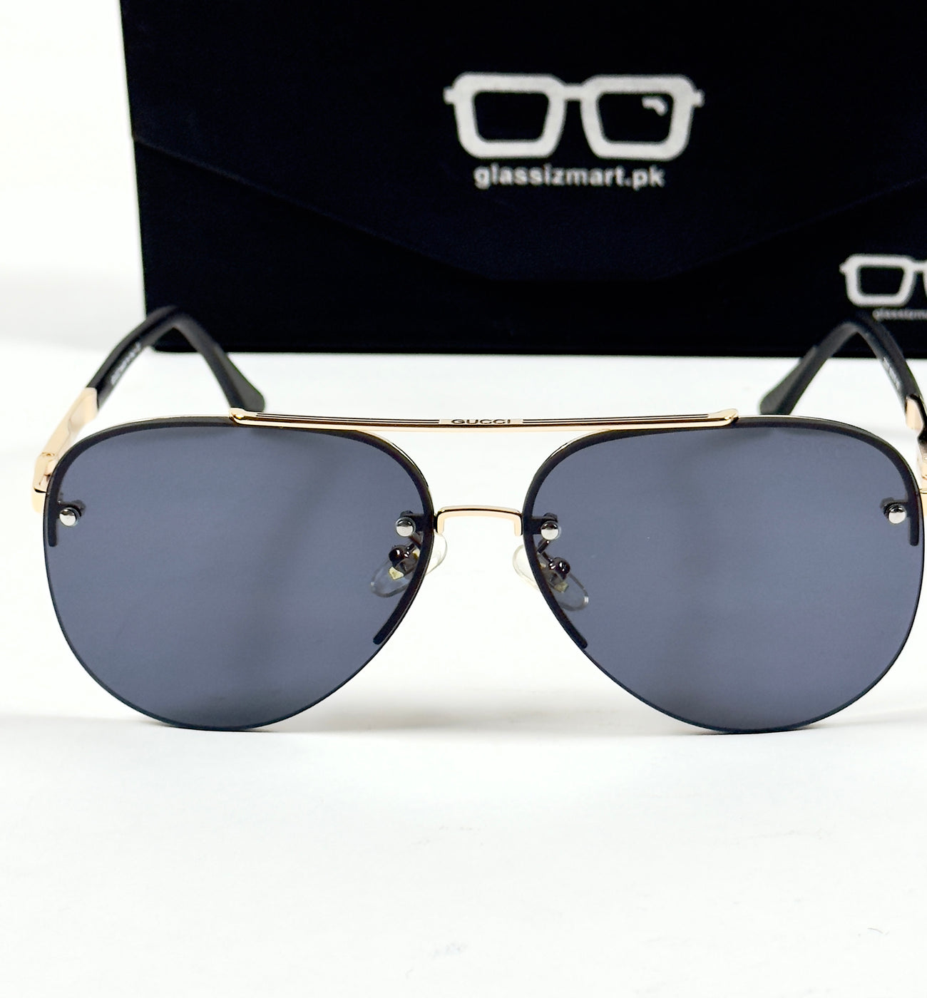 Gucci – 22317 – 60 – Black – Metal – Sunglasses – Unisex