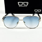 Louis Vuitton – 1708 - 58 – Silver Blue - Metal - Sunglasses – Unisex