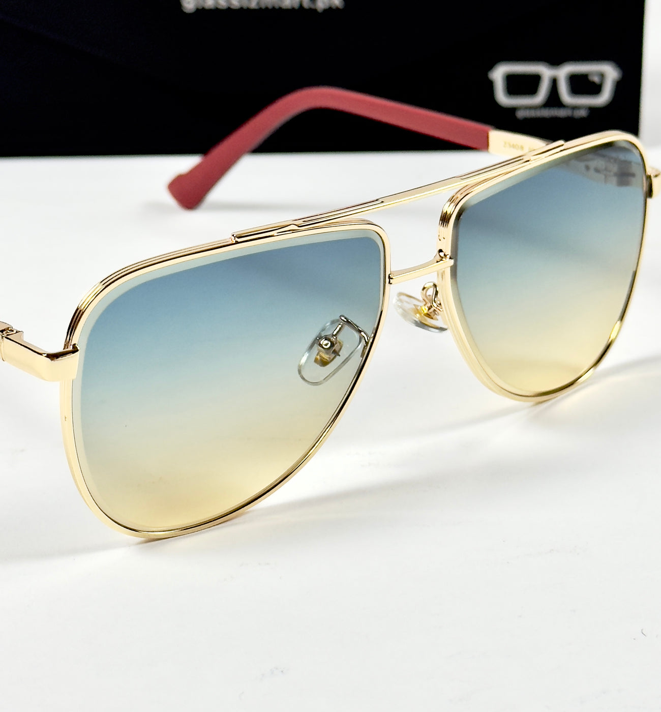 Prada – 23408 - 60 –  Golden Multi - Metal - Sunglasses – Unisex