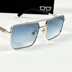 Gucci – 23223 - 60 – Silver Blue - Metal - Sunglasses – Unisex