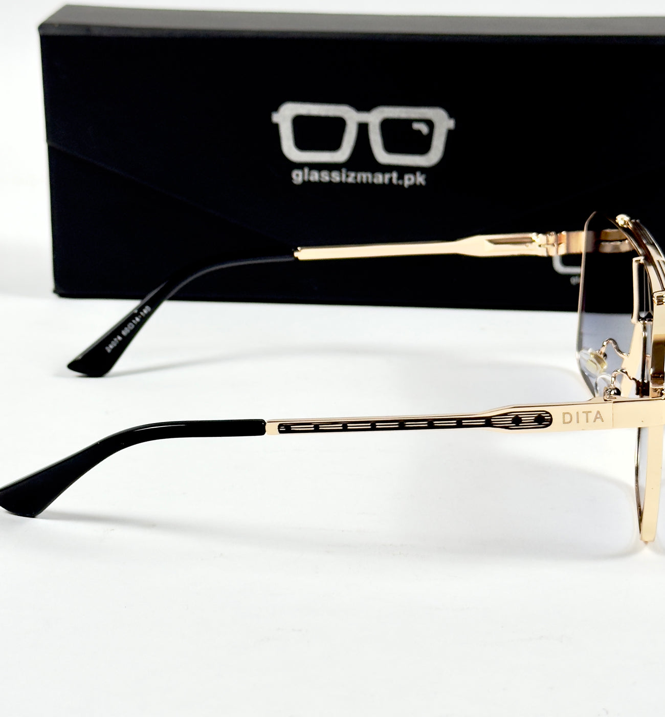 Dita – 24074 – 60 – Golden Black Gradient  – Metal – Sunglasses – Unisex