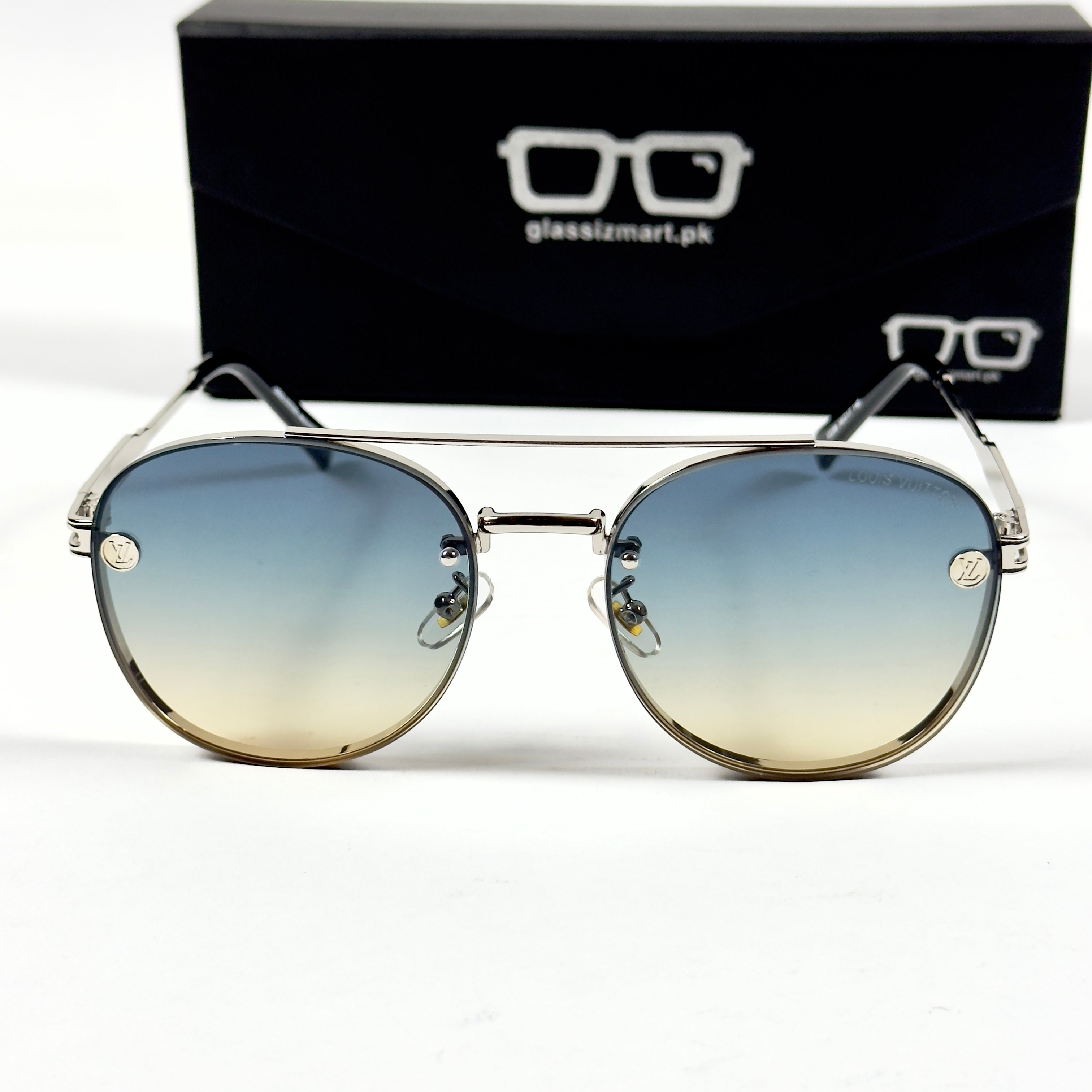 Louis Vuitton – 22296 - 56 – Golden Multi - Metal - Sunglasses – Unisex