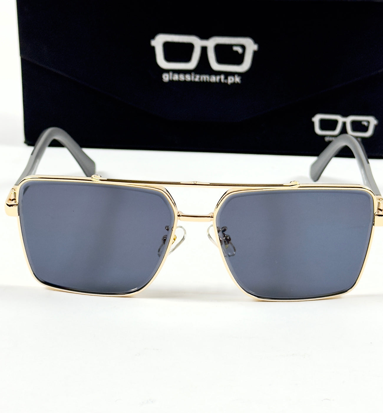 Louis Vuitton – 23387 - 59 – Golden Black - Metal - Sunglasses – Unisex