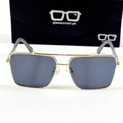 Louis Vuitton – 23387 - 59 – Golden Black - Metal - Sunglasses – Unisex