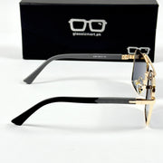 Louis Vuitton – 23387 - 59 – Golden Black - Metal - Sunglasses – Unisex