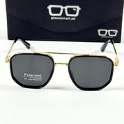 Dior – 58454 - 56 – Golden Black - Metal - Sunglasses – Unisex