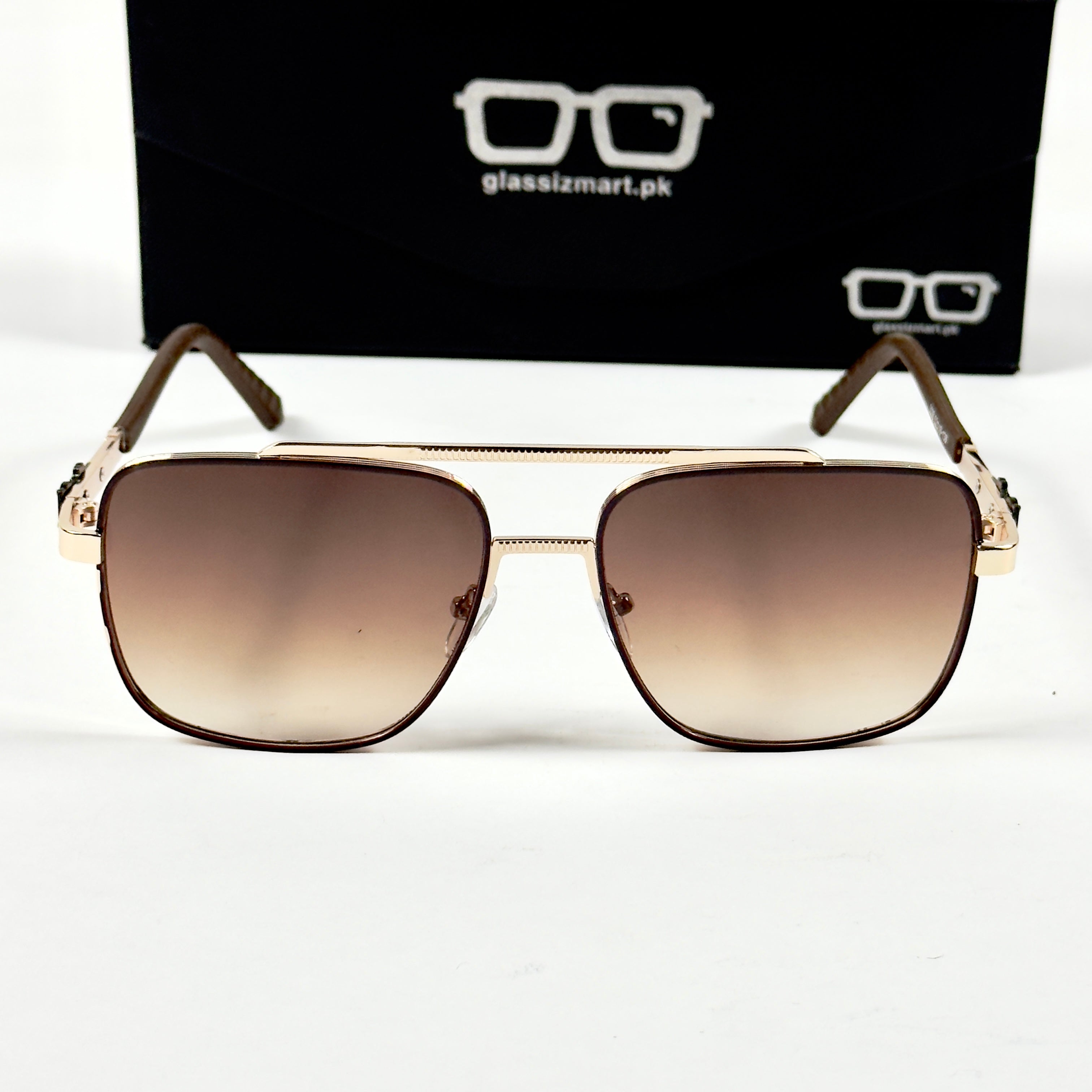 Cartier – 5036 – 52 – Golden Brown – Metal – Sunglasses – Unisex