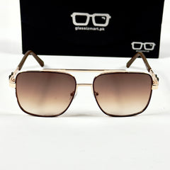 Cartier – 5036 – 52 – Golden Brown – Metal – Sunglasses – Unisex