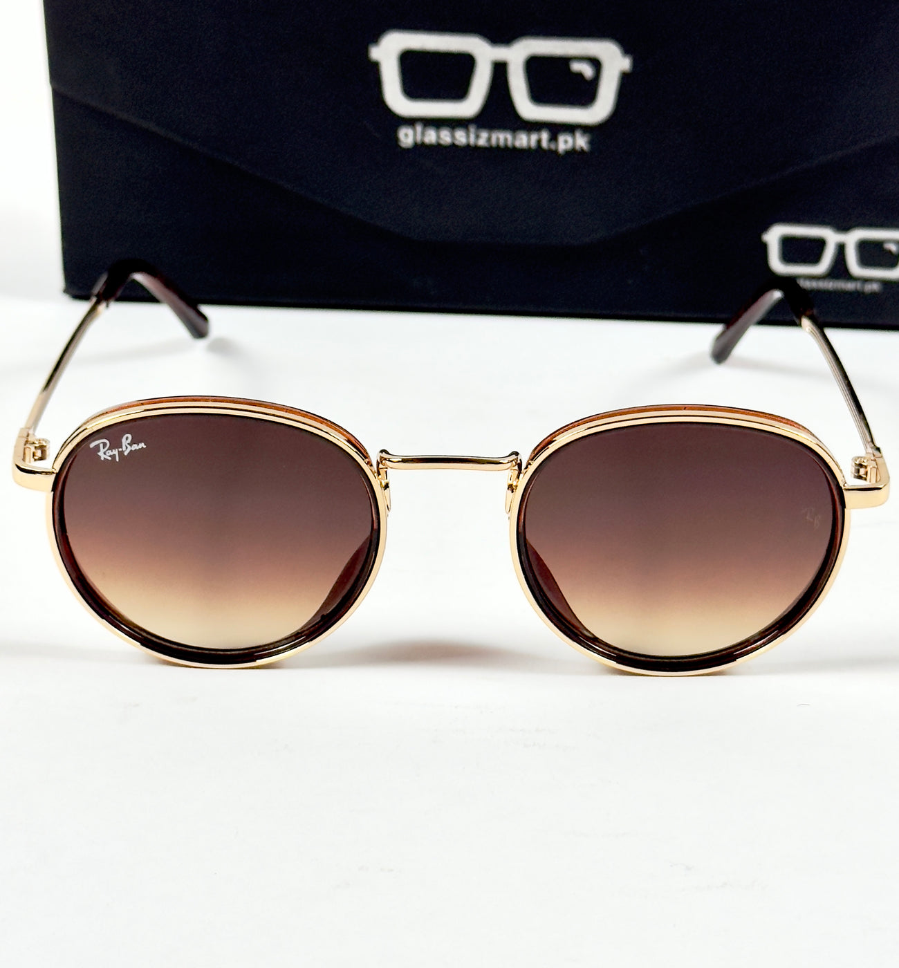 Rayban – 28754 – 52 – Golden Brown – Metal – Sunglasses – Unisex