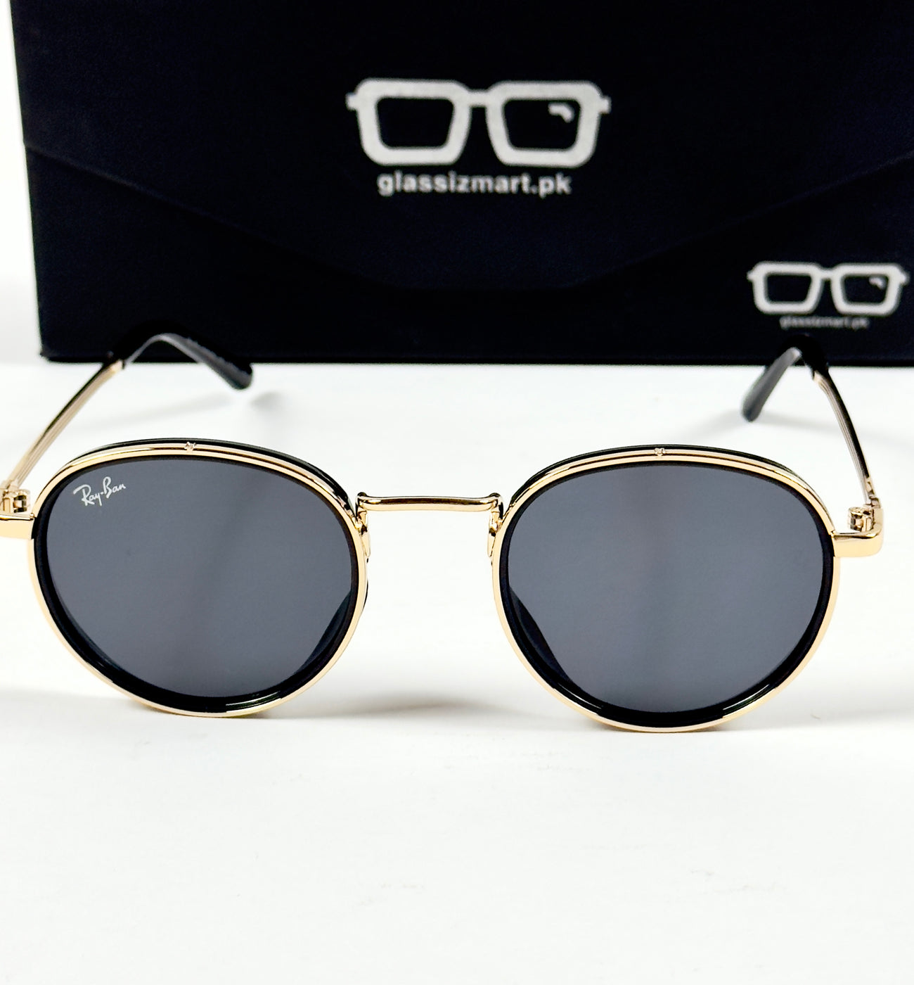 Rayban – 28754 – 52 – Golden Black – Metal – Sunglasses – Unisex