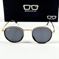 Rayban – 28754 – 52 – Golden Black – Metal – Sunglasses – Unisex