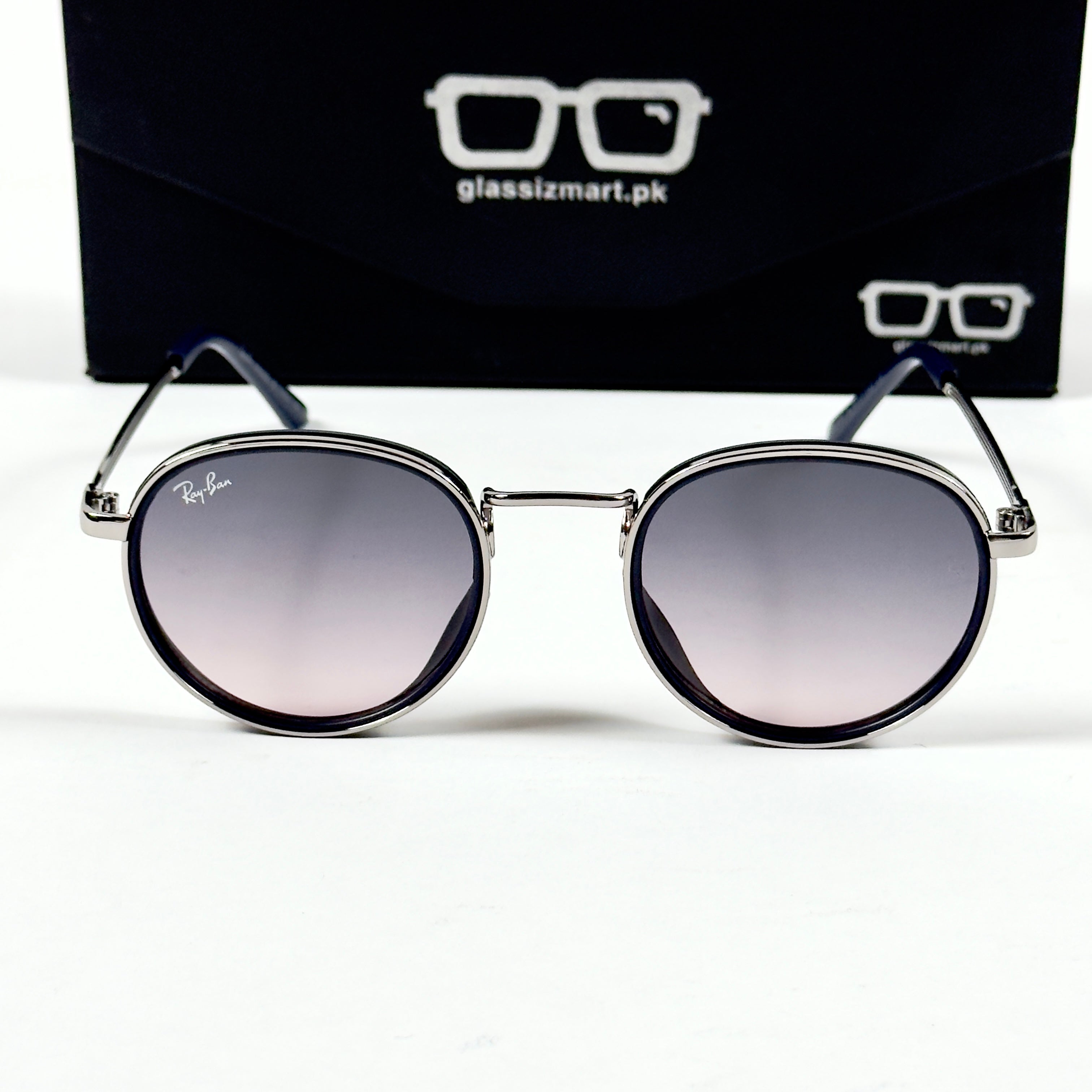 Rayban – 28754 – 52 – Silver Purple Gradient – Metal – Sunglasses – Unisex