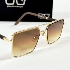 Prada – 23303 - 60 – Golden Brown - Metal - Sunglasses – Unisex
