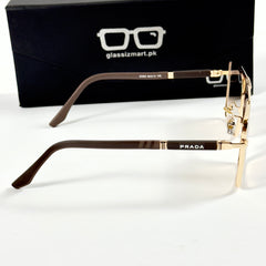 Prada – 23303 - 60 – Golden Brown - Metal - Sunglasses – Unisex