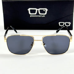 Prada – 22081 - 60 – Golden Black - Metal - Sunglasses – Unisex