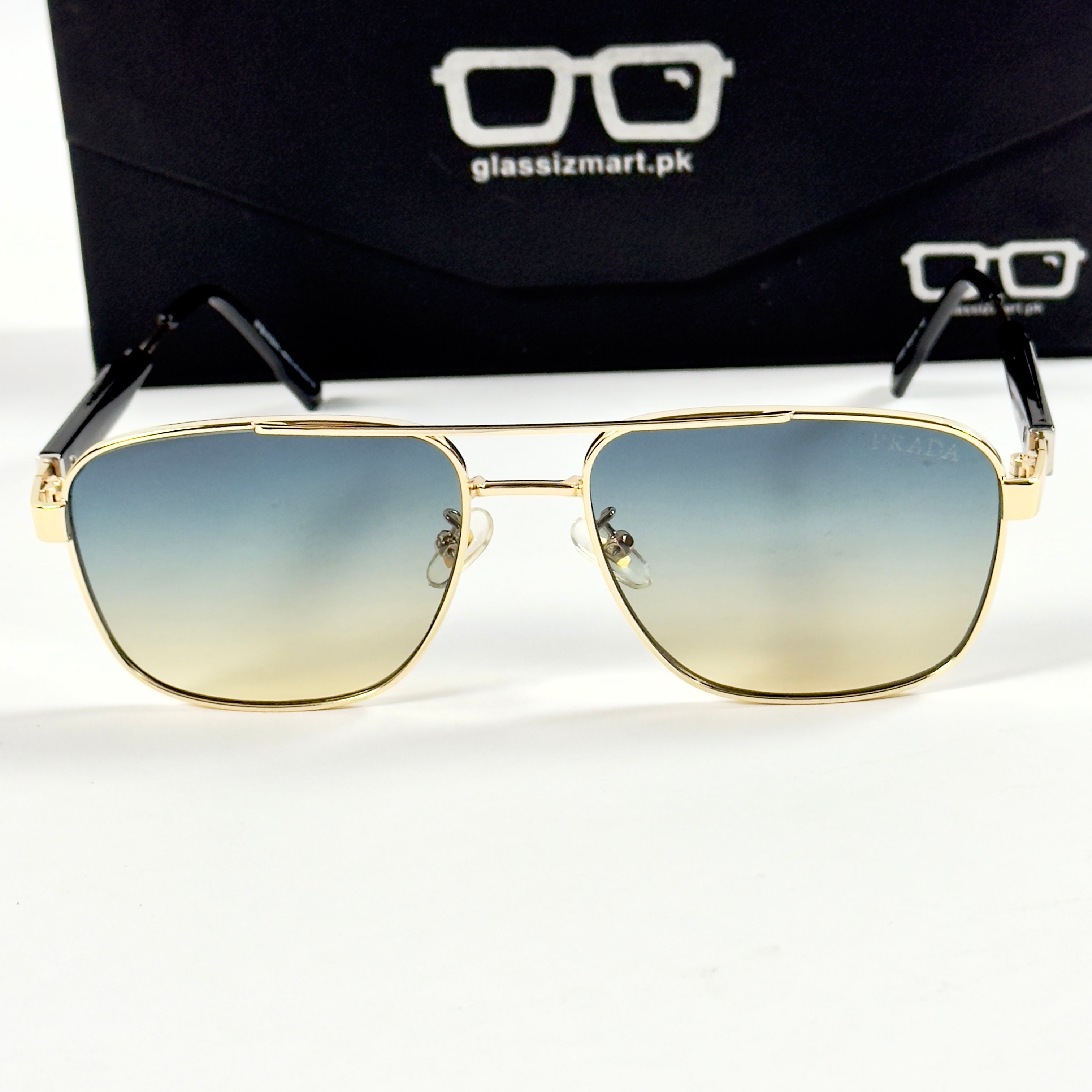 Prada – 22081 - 60 – Golden Multi - Metal - Sunglasses – Unisex
