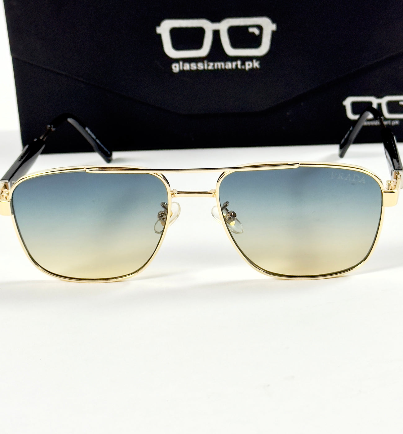 Prada – 22081 - 60 – Golden Multi - Metal - Sunglasses – Unisex