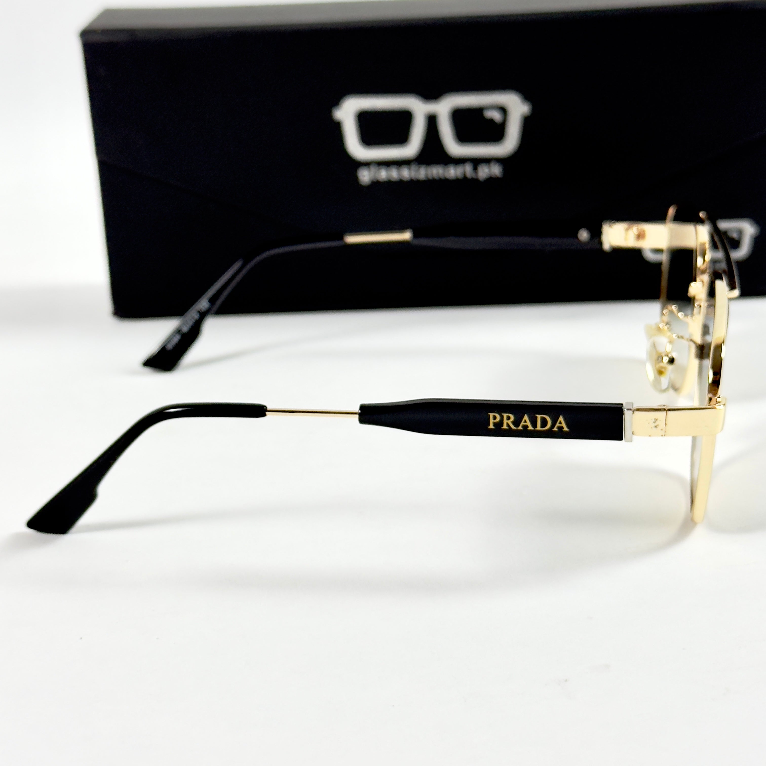 Prada – 22081 - 60 – Golden Multi - Metal - Sunglasses – Unisex