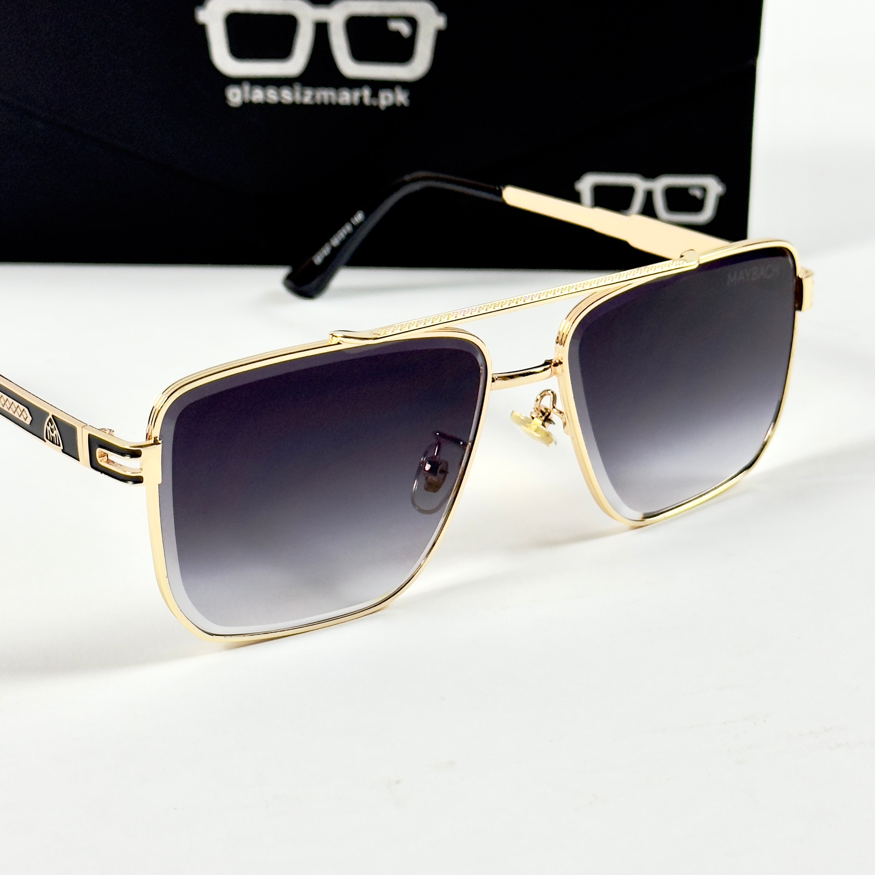 Maybach – 22157 - 62 – Golden Black Gradient - Metal - Sunglasses – Unisex