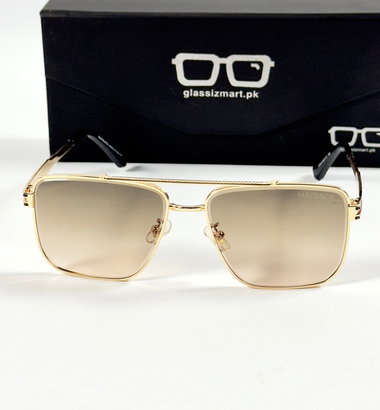 Maybach – 22157 - 62 – Golden Brown - Metal - Sunglasses – Unisex