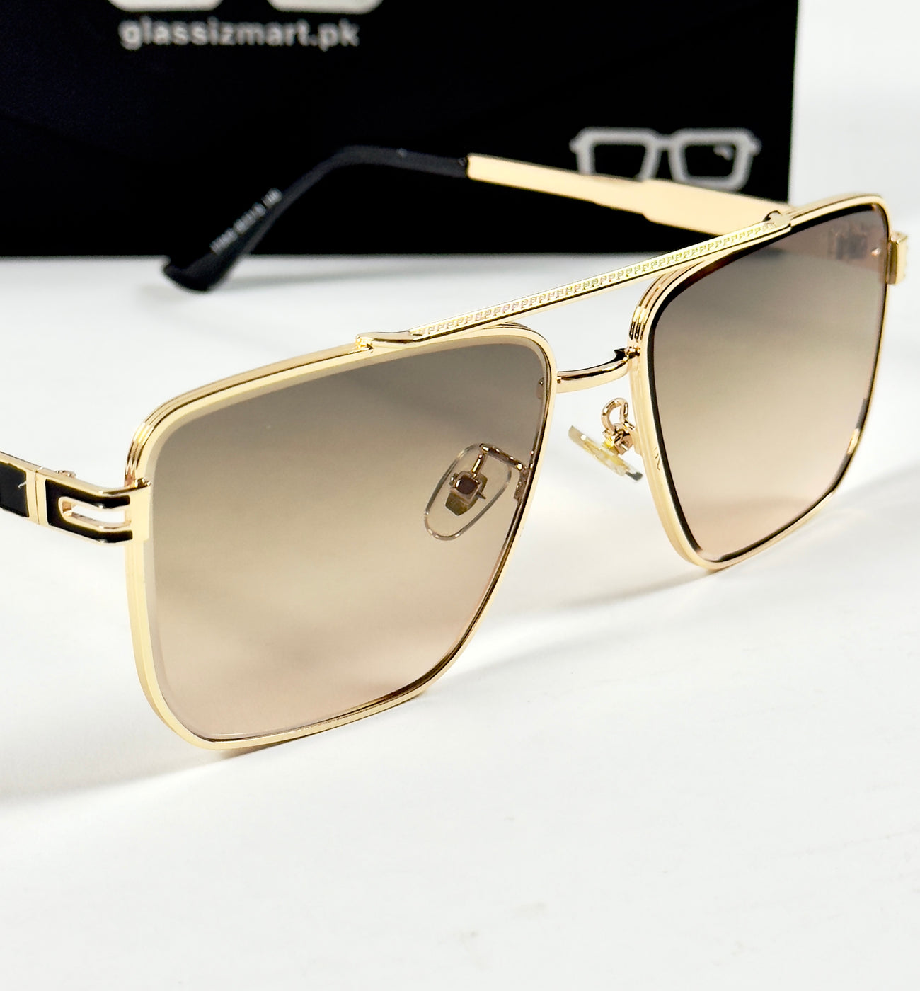 Maybach – 22157 - 62 – Golden Brown - Metal - Sunglasses – Unisex