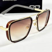 Armani – 58446 - 53 – Golden Brown - Metal - Sunglasses – Unisex