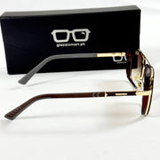 Armani – 58446 - 53 – Golden Brown - Metal - Sunglasses – Unisex