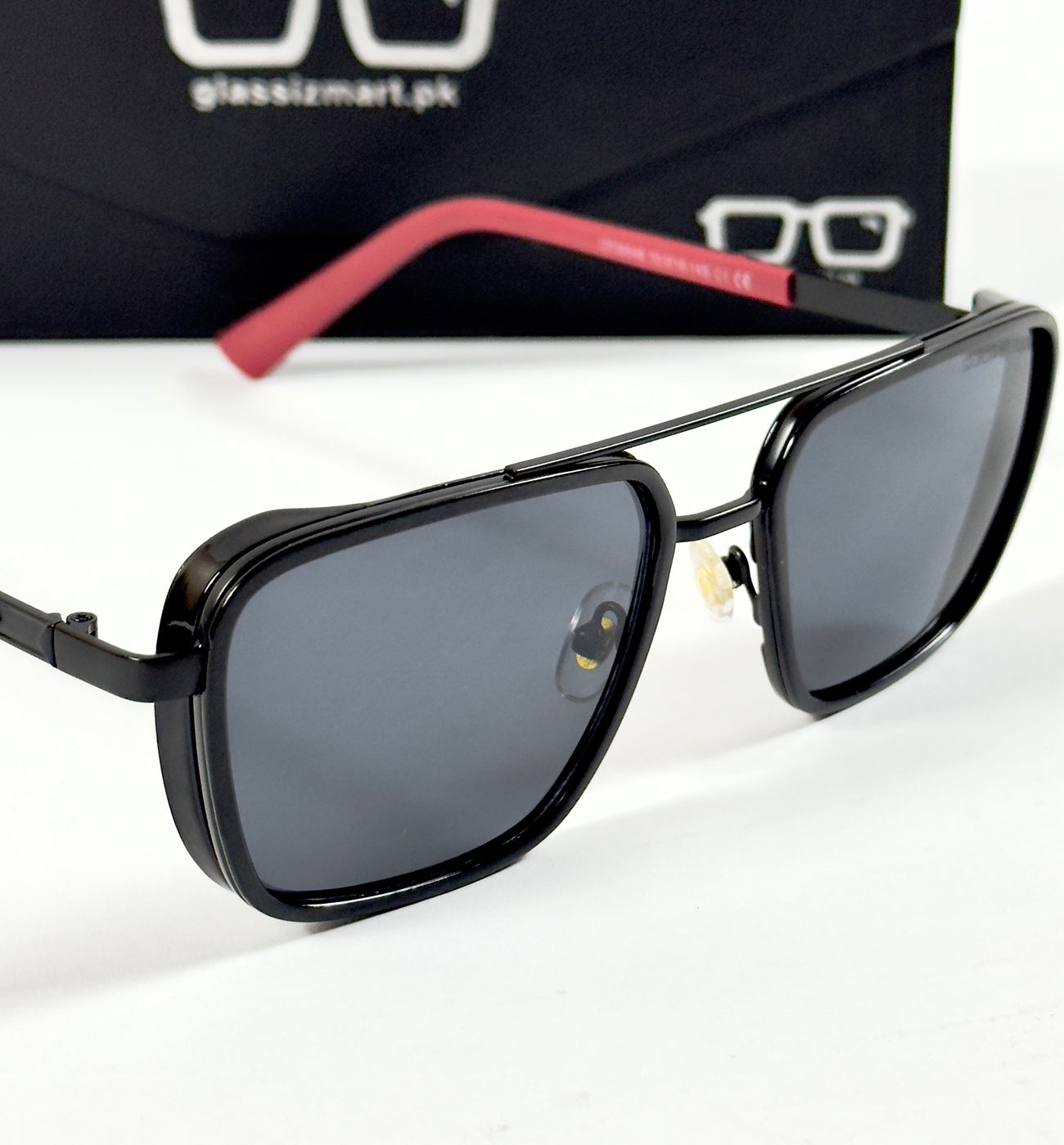 Armani – 58446 - 53 – Black - Metal - Sunglasses – Unisex